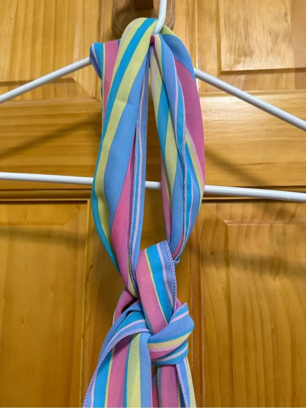 Beautiful Striped Pastel Scarf